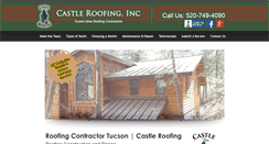 Desktop Screenshot of castleroofinginc.com