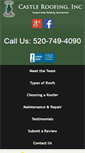 Mobile Screenshot of castleroofinginc.com